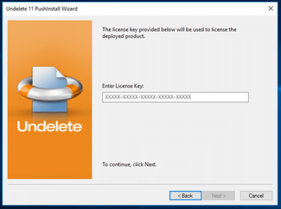 输入许可证密钥