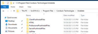 Undelete 安装文件